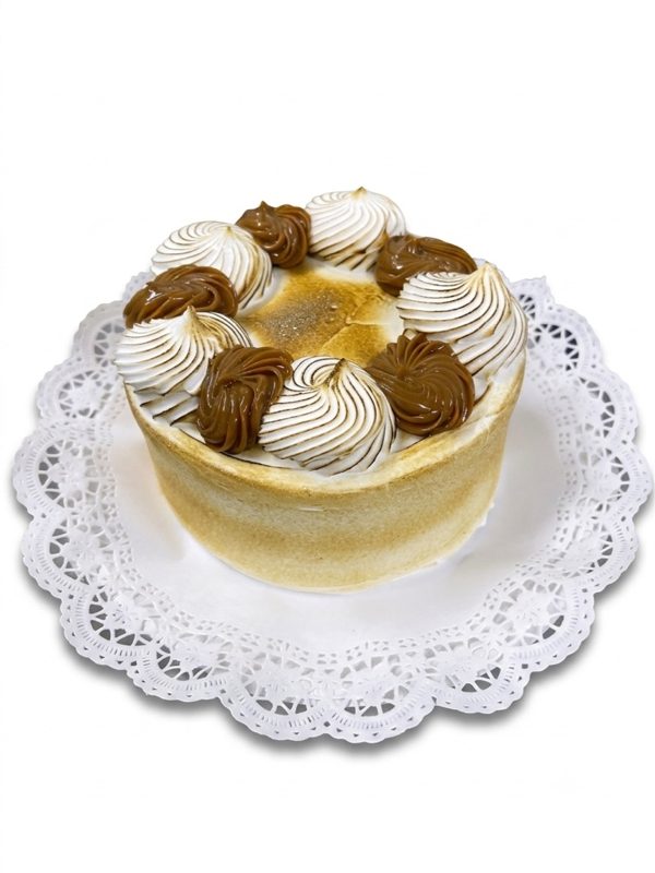 Torta tres leches con merengue y manjar